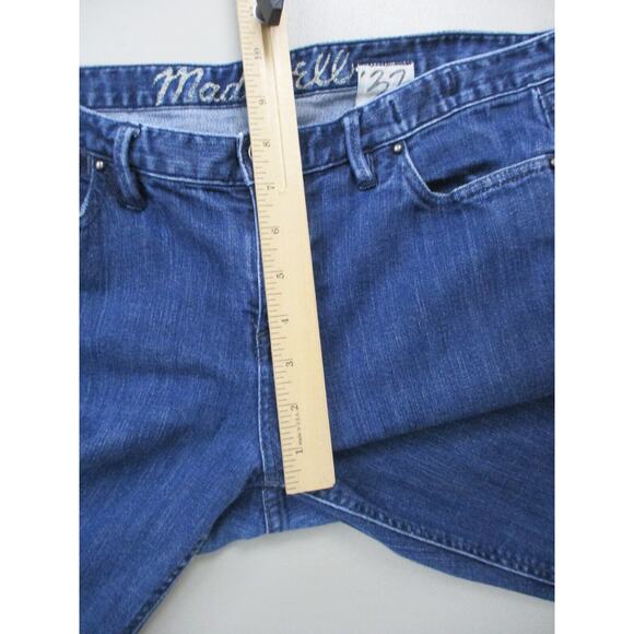 Madewell 37s Jeans 31x32 Mid Rise Skinny Raw Hem Ankle Fray Fits 33x29 - Picture 11 of 16